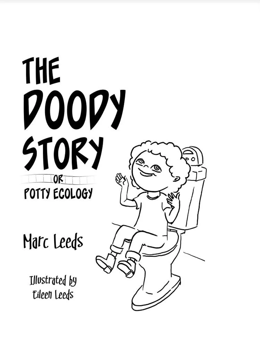 Illustration of child on the toilet